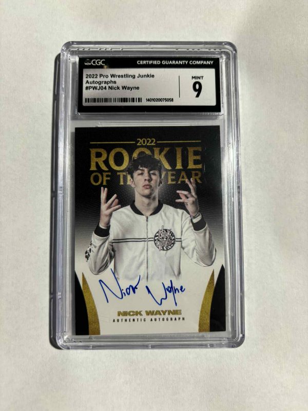 Nick Wayne Signed Card - CGC Graded