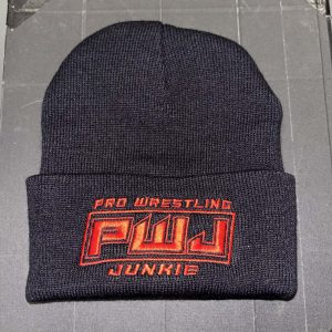 Winter Hats - Black with Red Lettering
