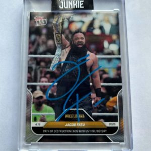 Jacob Fatu Signed Topps Now Card #2