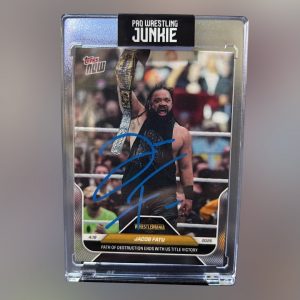 Jacob Fatu Signed Topps Now Card