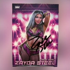 Zayda Steel Signed Base Card