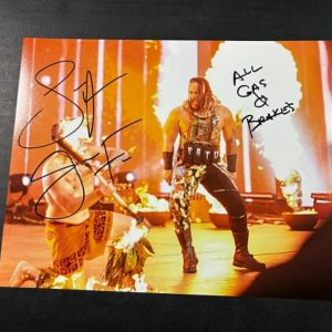 Jacob Fatu (Samoan Werewolf) Signed 11x14 with Quote - RARE #1