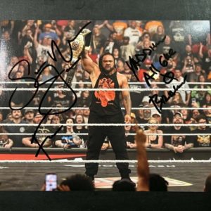 Jacob Fatu (Samoan Werewolf) Signed 8x10 with Quote - RARE #3