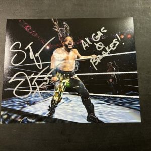 Jacob Fatu (Samoan Werewolf) Signed 8x10 with Quote - RARE #4