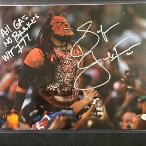 Jacob Fatu (Samoan Werewolf) Signed 11x14 with Quote - JSA CERTIFIED RARE #1