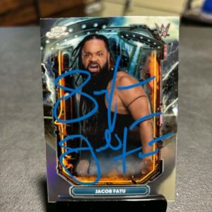 Jacob Fatu (Samoan Werewolf) Signed Trading Card - RARE #4