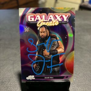 Jacob Fatu (Samoan Werewolf) Signed Trading Card - RARE #5